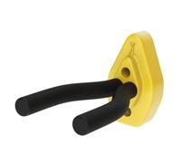 MagiDeal Guitar Wall Mount Instrument Support Sturdy Versatile Professional Universal Display Stand Guitar Holder Stand for Bass Banjo, yellow