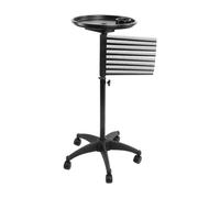 MagiDeal Hair Braiding Rack Hair Extension Holder Height Adjustable Home Dirty Braid Hair Stand Hair Weaving Frame for Event Birthday, with tray