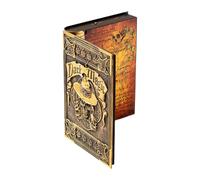 MagiDeal Halloween Decoration Spell Book Decorative Book Gothic Spooky Prop with Sound Lights for Shelves Haunted House Kitchen
