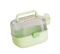 MagiDeal Hamster Cage with Water Bottle Multipurpose Compact Small Animal Cage Carry Case for Guinea Pig Hedgehog Small Animals Bunny, Green
