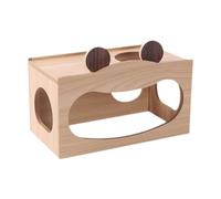 MagiDeal Hamster House Small Animals Pets Tunnel Landscaping Supplies Cabin Hideaway Hut Peep Shed Exploration Toy for Dwarf Hamsters, S