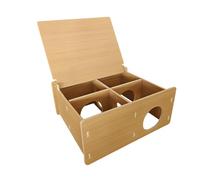 MagiDeal Hamster Tunnel Tunnel Exploring Toy Easy Maintenance Accessories Flip Cover Pet Supplies Hideout Mice Syrian Gerbil Dwarf Rat