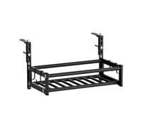 MagiDeal Hanging Planter,Deck Railing Planter Box Plant Stand Shelf Metal Ornament Window Flower Box Balcony Flower Pot for Indoor, Planter Length 43 cm