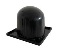 MagiDeal Head Stand Wet Display Stand Dome Shape Sturdy with Drainage Slot Storage Holder for Home Malls Shop Markets, black