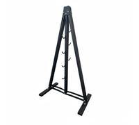 MagiDeal Hook Display Stand With 8 Hooks Triangular Support Compact Freestanding Rust Resistant Coated Structure Suitable for Training Gear Home Organization Retail Presentation Office Supplies 88cm