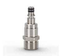 MagiDeal Hose Connection Adapter Pressure Washer Adapter Connector Joint with Rotating Coupler Stainless Steel Construction for, Yili 5 Series Male Head to External 22 Internal Hole 15 Anti-Winding