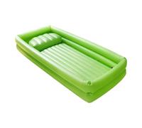 MagiDeal Ice Bath and Rectangular Practical Foldable Bed Shower Bedside Bath Tub for Elderly Patients Home SPA, Green