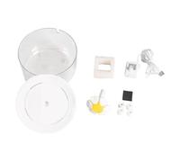 MagiDeal Induction Cat Water Low Noise Washable System Drinking Container Dog and Cat Waterer for Small Animals Dogs, White