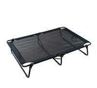 MagiDeal Industrial Bed Elevated Pet Bed Dog Cot Raised Pet Bed Mesh Portable Steel Base Ventilated Sleeping Pad No Install suitable for apartment use porch time, color to 1, XL-120 70 22cm