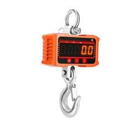 MagiDeal Industrial Hanging Scale Heavy Duty Crane Scale 0.5kg-1500kg Compact Electronic Weighing Crane Scale for Fishing Garage Deer, Orange