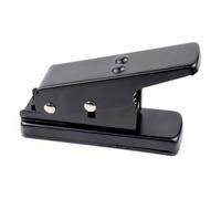 MagiDeal Industrial Punch Guitar Pick Maker Tool Guitar Pick Punch Cutter Handheld Lever Punch Card Recycling Converter Steel Build for DIY crafting home workshops, Black