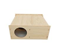MagiDeal Industrial Shelter Four Chamber Shelter Wood Construction Multi-Compartment Structure Detachable Divider Suitable for Garage Workspaces, Four-room wooden house with to