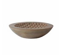 MagiDeal Industrial Tray Decorative Bowl Tray Fruit Bowl Centerpiece Wooden Fruit Tray Patterned Surface Composite Material Modern Minimal Suitable for Living