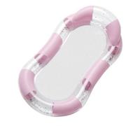 MagiDeal Inflatable Floating Bed Pool Lounger Chair Raft Float With Central Mesh Seat Transparent Pvc With Confetti Four Section Perimeter Tubes Suitable for, Pink, Adult 95-160 Lbs