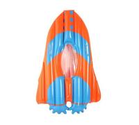 MagiDeal Inflatable Surfboard Kids Raft Toy With Viewing Window And Side Handles PVC Construction Suitable for beach swimming beginner training 120x85cm