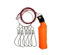 MagiDeal ing Stringer Stringer Heavy Duty Snap Lock ing Holder Live Lock for Large Perch Bass ing Gear, orange 5m