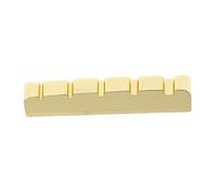 MagiDeal Instrument Bass Bridge Nut Carved Brass for Electric Bass Replacement Parts