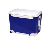 MagiDeal Insulated Storage Unit Portable Chest, 70L Blue, With Wheels, Full PU Insulation 72h, Plastic Buckle, Large Capacity, Gift Ice Pack