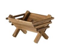 MagiDeal Jesus Manger Ornament Manger Scene Artwork Creative Collectible Decoration Jesus Nativity Scene for Study Room Bookshelf