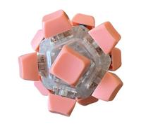 MagiDeal Keyboard Fidget,Sensory Toy Party Gift Mini Keyboard Clicker Finger Keyboard for Women Men,Students,Birthday,Work,Adults , Pink