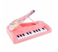 MagiDeal Kids Learning Piano Electronic Keyboard Toy With 22 Keys Built In Stand Compact Housing Interactive Pretend Performance Suitable for preschool, Pink, Electronic Organ Toy