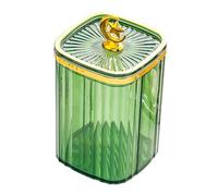 MagiDeal Kitchen Storage Jar Food Storage Container with Lid Portable Food Canister Nuts Canister for Spice Peanut Coffee Beans Flour, green large