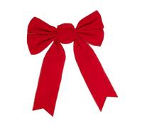 MagiDeal Large Christmas Bow Christmas Decorations Room Wall Backdrop Red Big Bow Decor for Porch Holiday Front Door Party, 35cm