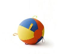 MagiDeal Large Play Toy With Loop Handles Oversized Grab Ball Interactive Tug Lightweight Gentle On Mouth And Easy To Carry suitable for training beach trips, Blue Orange Yellow, Extra Large 55cm