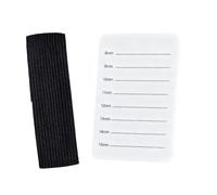 MagiDeal Lash Holder Eyelash Extension Hand Pallet Tray Tool,Convenient,Sturdy,with Adjustable Wrist Strap,False Lash Tray, White 8 to 15mm