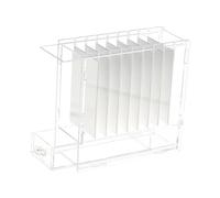 MagiDeal Lashes Display Box Eyelash Storage Box 8 Grids Easy to Clean Eyelash Holder Lash Display Container for Lashes Fake Eyelashes
