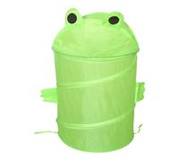 MagiDeal Laundry Hamper Home Toy Storage Bin,Large Capacity,Cartoon,Clothes Storage Basket Dirty Clothes Basket for Living Room Travel, Frog