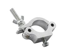 MagiDeal LHeavy Duty Stage Lamps Clip, Moving Head Lighting Swivel Clamp, Single Head Truss Coupler Clamp Hook, Silver Width 3cm