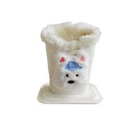 MagiDeal Lined Eyeglass Holder,Anti Scratch Multifunctional Sturdy Cute Glasses Holder Stand Case for Table Home Desk, Hat Dog