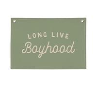 MagiDeal Long Live Boyhood Banner Sign Wall Hanging Backdrop Wall Art Flag Decor Boys Room Decor,for Teen,Kids,Boy Toddler Nursery