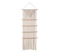 MagiDeal Macrame Bow Holder White for Decor Bow Organizer Decorative Decor Bohemian Ornament Hanging Hanger Headband Holder