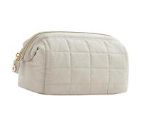 MagiDeal Makeup Bag Portable Stylish Large Capacity Durability Storage Organizer Travel Essential Multipurpose Travel Makeup Organizer, Beige