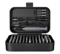 MagiDeal Manual Repair Precision Screwdriver Kit Electronics Repair Set with Accurate Bits Handle and Deep Reach Extension in Compact Storage Case Suitable for, Black