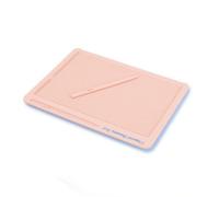 MagiDeal Manual Scoring Board Paper Craft Scoring Folding Creasing with Guided Channels for Fold Marks Suitable for Studios Scrapbooking Teaching, Pink