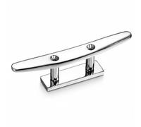 MagiDeal Marine Mooring Cleat Boat Dock Rope Deck Built From 316 Stainless Steel With Two Vertical Posts For Secure Tie Off Suitable for boats docks harbors, 5 Inch 117g