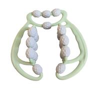 MagiDeal Massage Roller 24 Wheels Muscle Roller Handheld 360 Degree Muscle Relaxation Clamp Leg Roller Leg Massage for Arm Legs Thigh Calf,Green