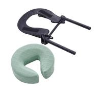 MagiDeal Massage Table Face Down Pillow Face Cradle Cushion U Shaped Portable Practical Professional Ergonomic Comfort Headrest Pillow, Green