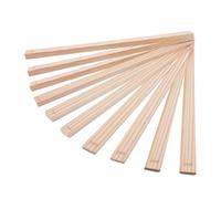 MagiDeal Measuring Strips Wooden Rolling Pin Guides Lightweight Craft Baking Ruler Pies Home Use Pottery Tool Mud Sticks Guide, Style A