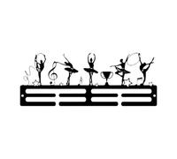 MagiDeal Medals Display Hanger Wall Mounted Sturdy Iron Award Ribbon Organizer Medals Wall Organizer Medal Rack Frame for Sports Award, 30x11.73cm