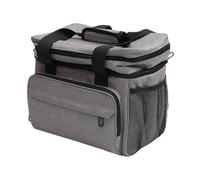 MagiDeal Medicine Organizer Empty First Aid Bag Smooth Zipper Portable Medical Storage Bag Family First Aid Box for Car Outdoor Travel, Gray