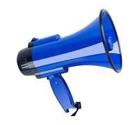 MagiDeal Megaphone Speaker Loud Bullhorn with Gift Lightweight Durability 30 W Portable for Vending Outdoor, Blue