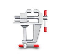 MagiDeal Mini Aluminum Vise Bench Vise Table Vise Clamp Portable Hand Clamp with Smooth Threaded Rod and Secure Grip Suitable for Precision Assembly Model, Die-cast Aluminum Table Vise Bagged 115.5g