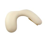 MagiDeal Nail Arm Rest Pillow, Hand Rest Cushion, Table Desk Station, Wood Base Stand Pad Palm Rest for Home Manicurist Nail Salon, Milky white