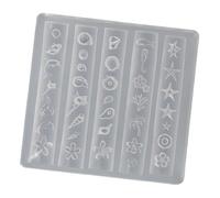 MagiDeal Nail Shell Silicone Model Carving Model Supplies Trendy Nails Art Ocean Theme Nails Tools for Arts and Crafts Nail