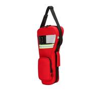 MagiDeal O2 Tank Shoulder Bag with Pocket,Adjustable Shoulder Strap Carrier Pouch Cylinder Holder for Transportation Daily Outdoor, Red 47x19x10cm