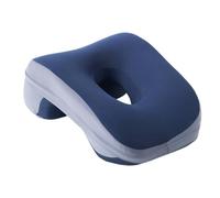 MagiDeal Office Chair Neck Support Face Down Pillow Adult Size Compact Multipurpose Washable Desk Sleeping Napping Pillow Head Cushion, Dark Blue